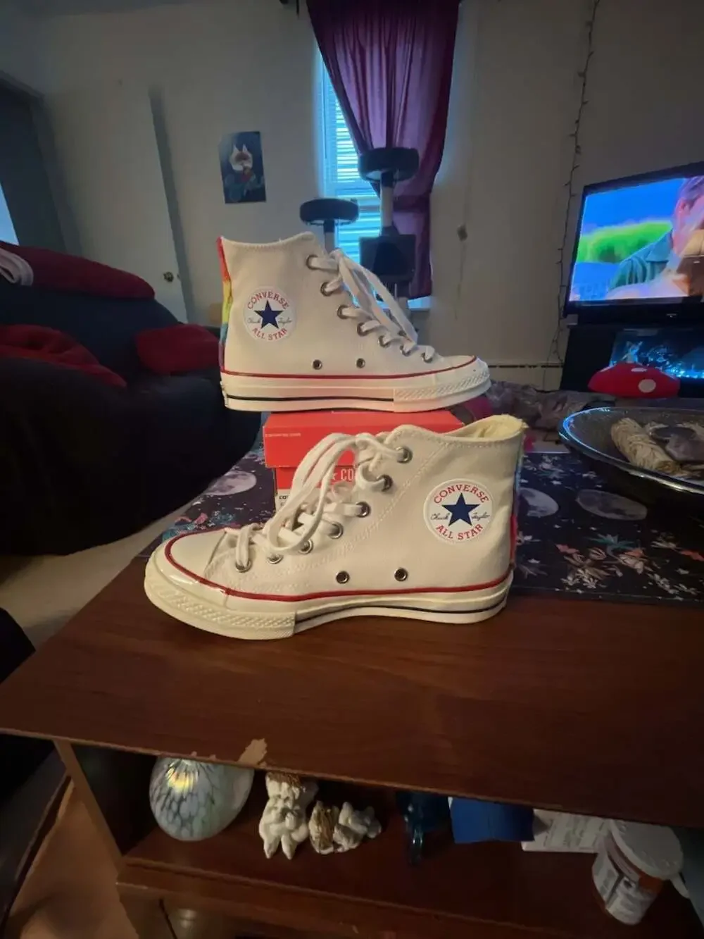Converse Chuck Taylor All Star '70 High Top 1st Pride Parade Peace Rainbow Sneak - Picture 4 of 9